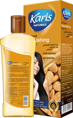 Karis Naturals Nourishing Hair Oil - With Almond - Nourishes Hair Roots & Scalp - Smoothens Hair Cuticles - Long, Shiny, Healthy Hair -  200 ml