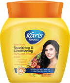 Karis Naturals Nourishing & Conditioning Hot Oil Hair Treatment Cream  - Infusion of Mixed Fruits - Nourishes Dry Dull & Weak Hair - Reduces Flaking and Hair Fall - Long Lasting Nourishment - 1000 ml