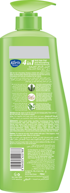 Karis Naturals 4 in 1 Anti Hair Fall & Nourishing Conditioning Shampoo  - With Cactus & Garlic with Henna - Maintains Hair Growth  - Repairs Split Ends - 700 ml