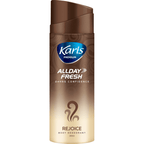 Karis Premium All Day Fresh Rejoice - Body Deodorant - Provides 24 hrs of Odor Protection - Keeps you Fresh and Active - 200 ml