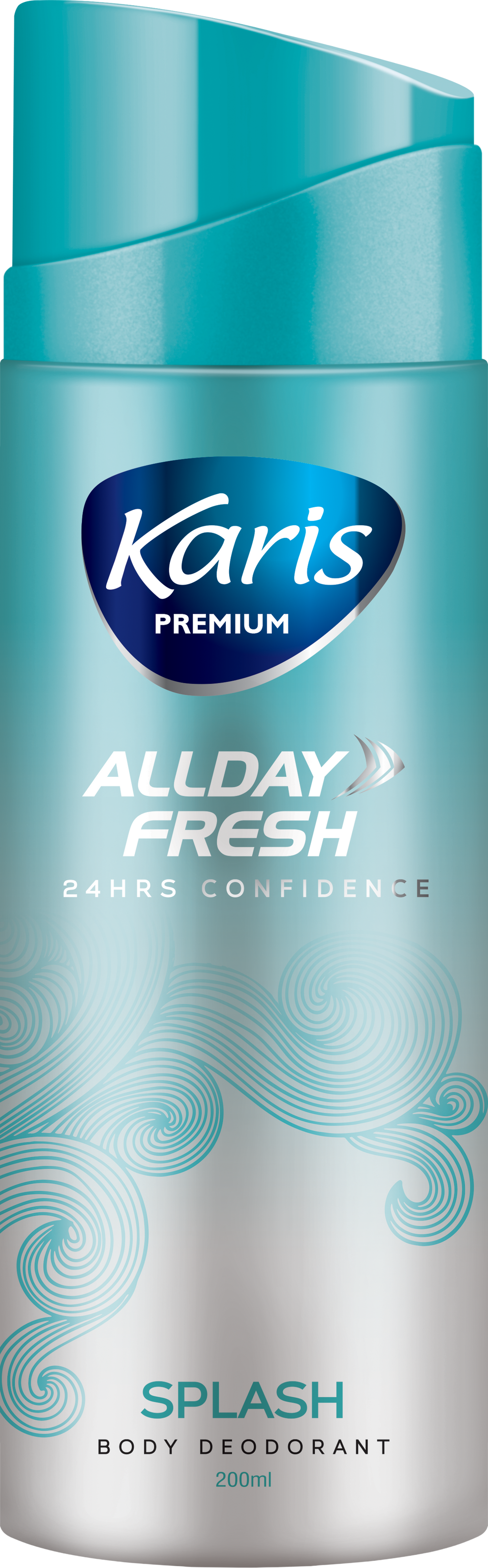 Karis Premium All Day Fresh Splash  - Body Deodorant - Provides 48 hrs of Odor Protection - Keeps you Fresh and Active - 200 ml