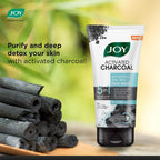 Joy Skin Purifying + Deep Detox Face Wash 5 in 1 Dermatologically Tested Formula No Paraben and No Alcohol Help Draw Microparticles Activated Charcoal 150ml
