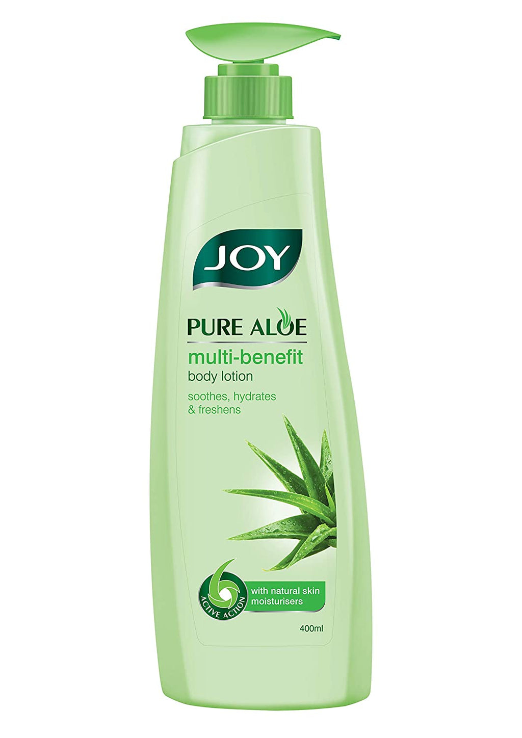 Joy Pure Aloe Multi-benefit Body Lotion Moisturisation, Soothing and Brightening Anti-ageing, Anti-pollutant for Normal to Oily Skin  400ml