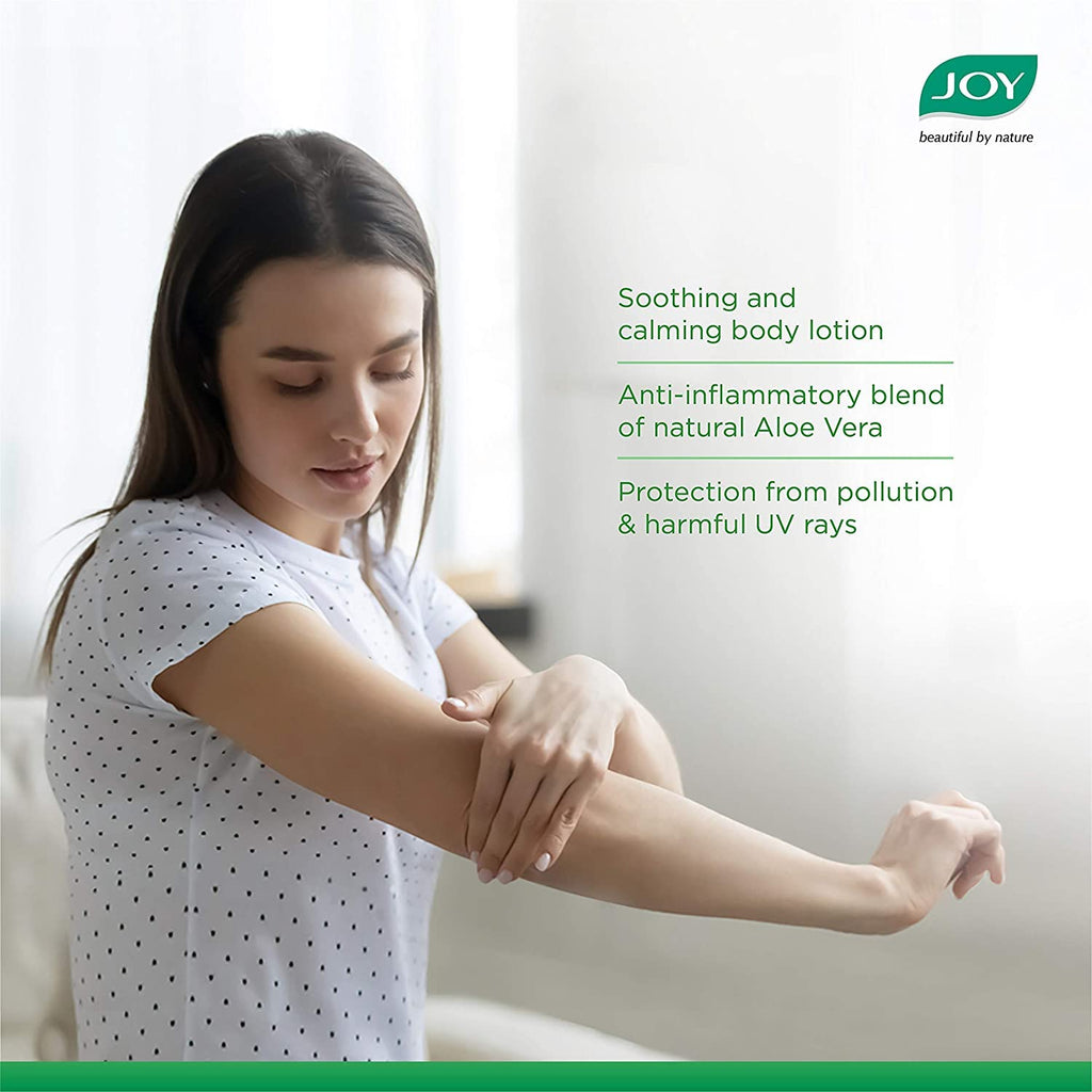 Joy Pure Aloe Multi-benefit Body Lotion Moisturisation, Soothing and Brightening Anti-ageing, Anti-pollutant for Normal to Oily Skin  400ml