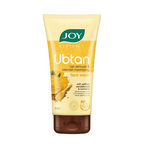Joy Tan Removal and Blemish Ubtan Face Wash Even Complexion and Natural Glow for Annoying Sun Spots and Blemishes with Saffron, Turmeric, Chickpea Flour, Almond Oil 150 ml