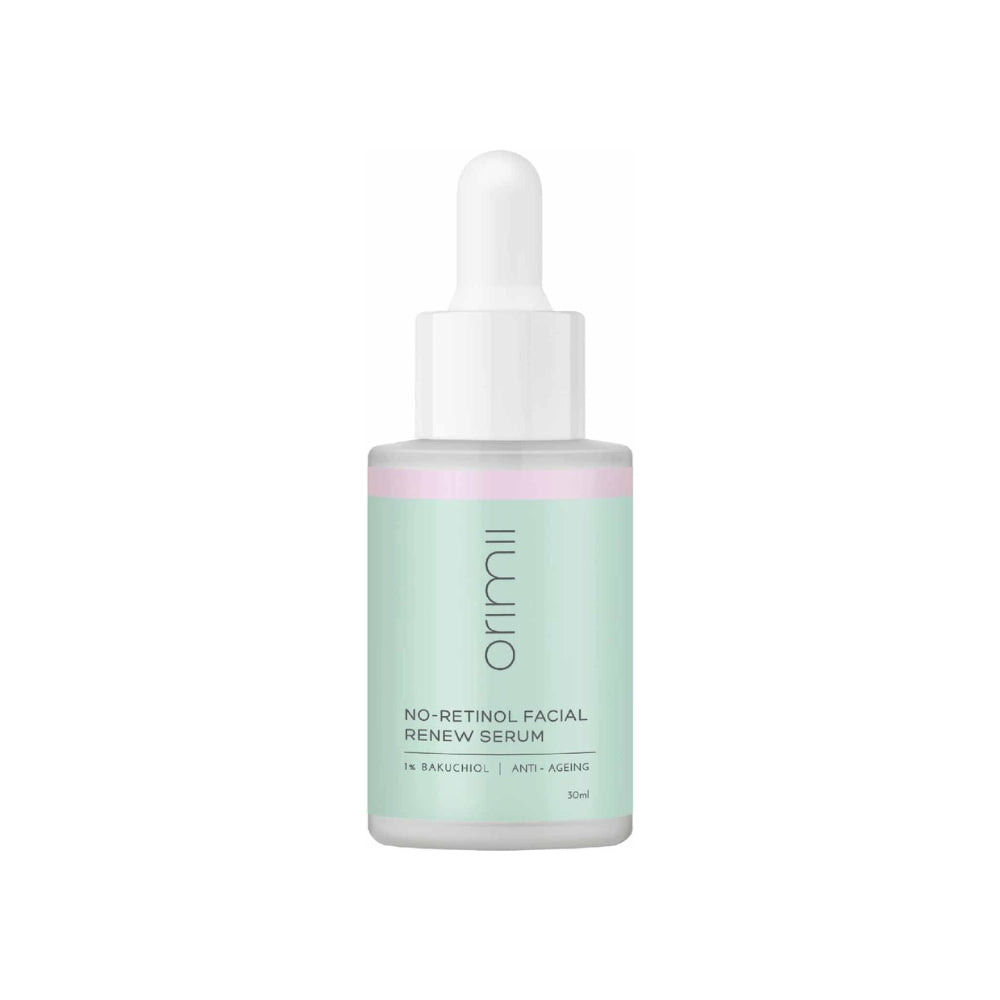 Orimii No Retinol Facial Renew Serum  1% Bakuchiol to Fight Early Signs of Ageing Breastfeeding and Pregnancy Safe Anti-Ageing Serum  30ml