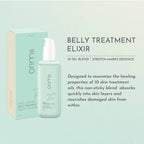 Orimi Belly Treatment Elixir Nourishing with 10 Oil Blend Pregnancy and Breastfeeding Safe for Stretch Mark Defence Coconut and Passion Fruit100ml