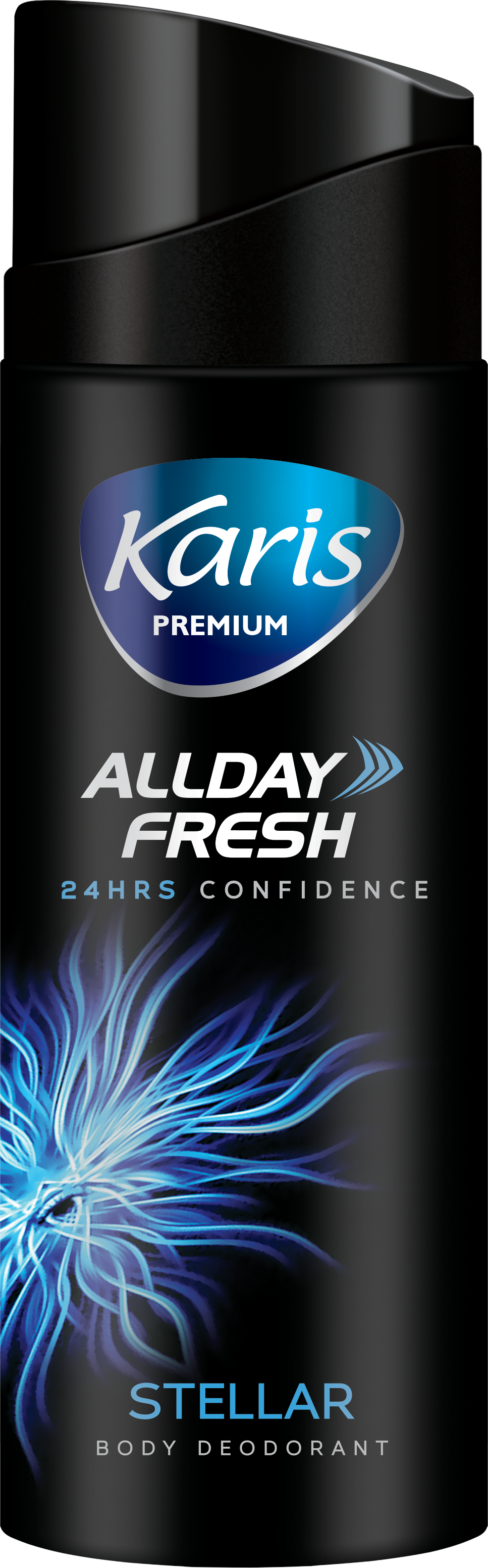 Karis Premium All Day Fresh Stellar - Body Deodorant - Provides 48 hrs of Odor Protection - Keeps you Fresh and Active - 200 ml