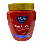 Karis Naturals Voluminizing Hair Cream - With Panthenol, Vitramin E & Keratin Protein - Smart Healthy Looking Nourished Hair - 475ml
