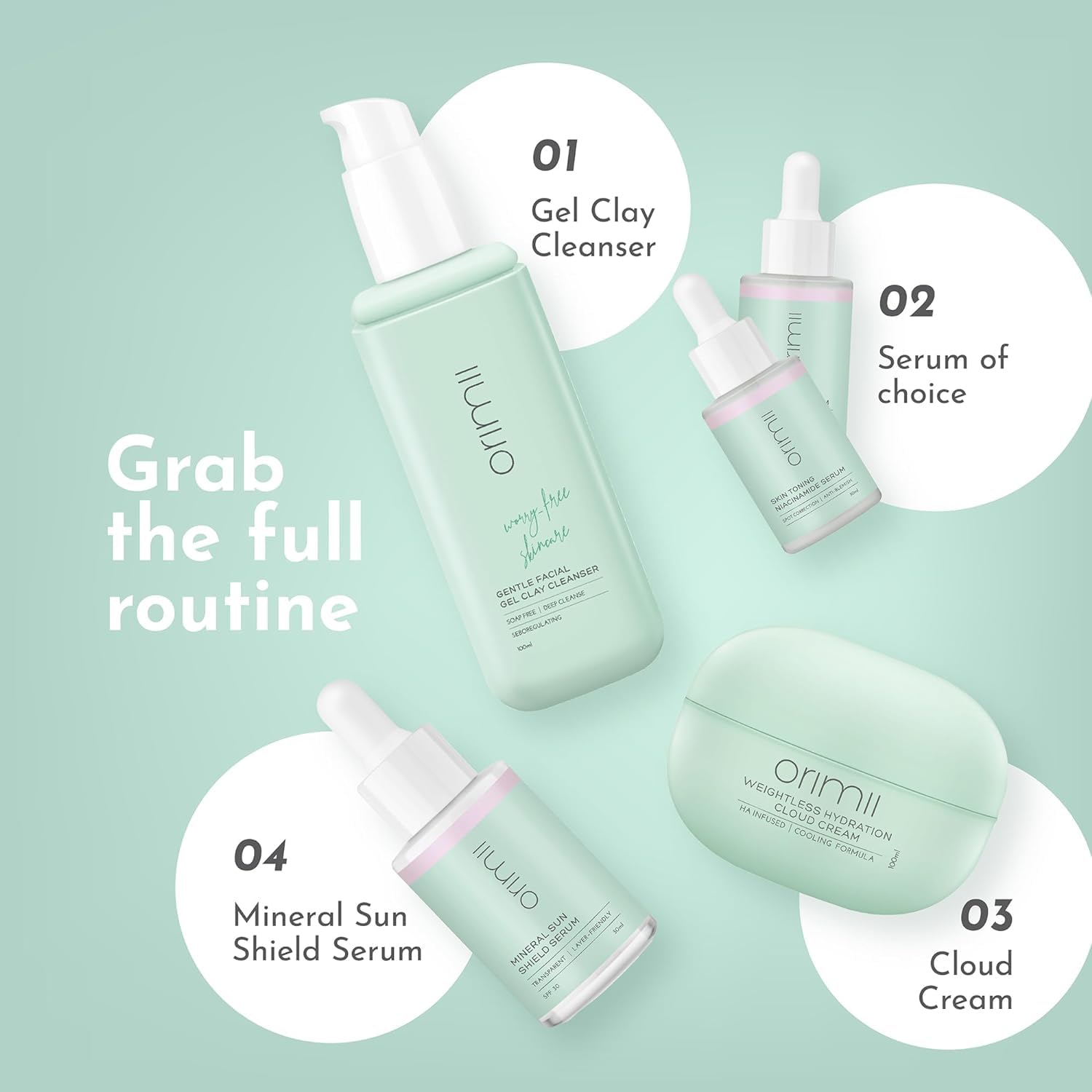 Orimii Babysoft Ceramide Moisturiser - Worry-free Skincare - Lightweight, Soothing and Repairs Skin Barrier - 50 ml