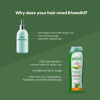 Dhathri  Dheedhi Daily Shampoo - With Natural Conditioner - Paraben Free - For Everyday Healthy & Beautiful Hair - 100 ml