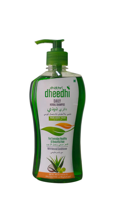 Dhathri Dheedhi Daily Herbal Shampoo Natural Conditioner Everyday Healthy & Beautiful Hair  400ml