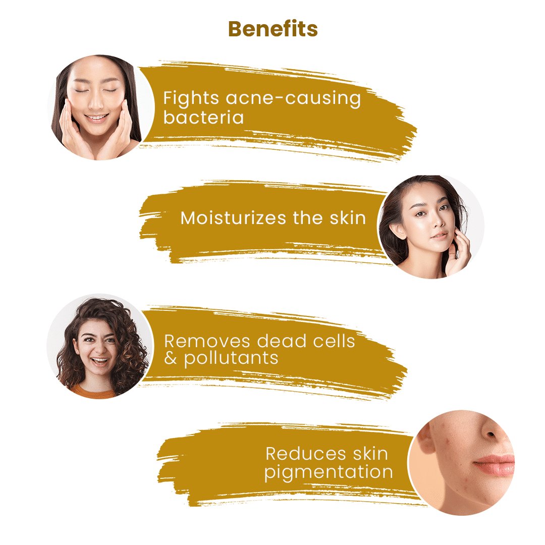 Dhathri Herbal Fairness Turmeric Face Wash  - Free From Parabens & Silicons  - Fresh and Glowing Skin   - 200ml