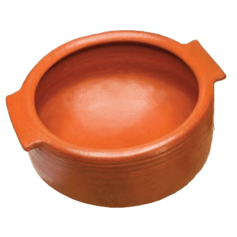 Pavithram Clay Products Chicken Pot (Ring Type) - Traditional Art and Craft - 8.5 Inches - Red