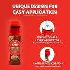 Kiwi Instant Shoe Polish Brown Leather - Wax Rich Formula - Easy to use - Shines and Protects - 75ml