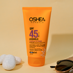 Oshea Herbals UV Shield Mattifying Gel Cream SPF 45 PA +++ - Whitening & Anti Pollution - Enriched with Chamomile & Calendula Extract - Non Greasy & Water Resistant -120 grams
