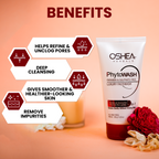 Oshea Herbals PhytoWash Paraben & Sulfate Free Luxury Facewash - Enriched with Botanical Extracts & Real Gold Micro Particles - Cleans Gently Without Drying Skin - 120 grams