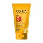 Oshea Herbals UV Shield Sun Block Formula SPF 50 PA+++ - Broad Spectrum Protection HEVL, UVA, UVB - With Papaya & Green Tea Extract - Non Greasy & Water Resistant - 120 grams