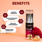 Oshea Herbals PhytoAge Anti Ageing Serum - Enriched w/ Terminalia Ferdinandiana Fruit Panax Ginseng & Maltodextrin - Boost Skin Radiance - Reduces Skin Redness & Wrinkles - 40 ml