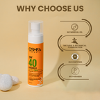 Oshea Herbals UVShield Sun Block Spray SPF 40 PA+++ Long Lasting Protection UVA & UVB - With Licorice & Chamomile Extract - Non Greasy & Anti Tanning - Water Resistant -120 ml