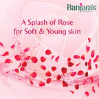 Banjara's Soft & Young Premium Rose Water Enriched with Rose Extract | Alcohol Free, Paraben Free | Tones the Skin | Maintains The pH Balance of the Skin  - 120ml