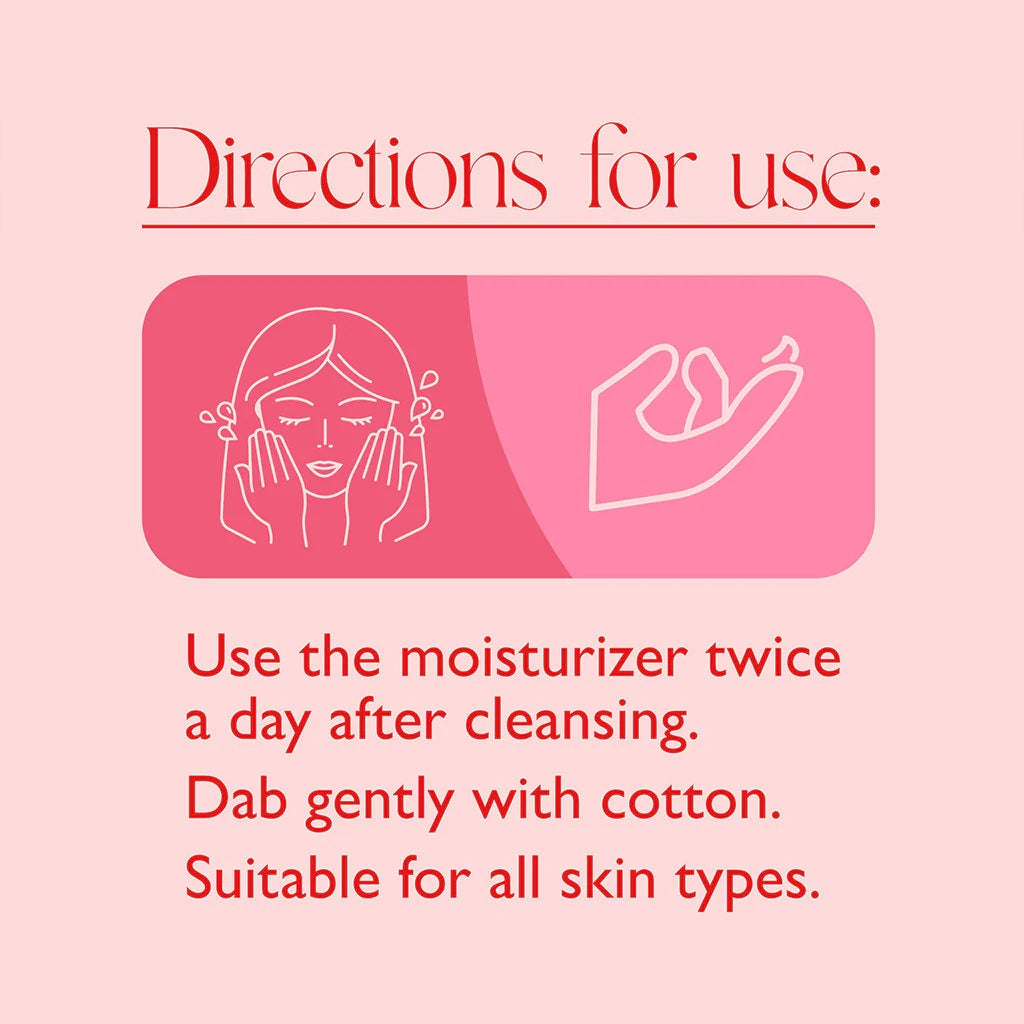 Banjara's Moisturizing Cream Rose - Nourishing and Refreshing - Non Greasy, Paraben Free, Petrolatum Free - Anti Ageing Cream 50g