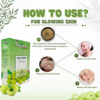 Sanjeevani Natural  Amla Powder  - Promotes Hair Growth Glowing Skin - Boosts Immunity - Promotes Hair Growth Glowing Skin - 100 g