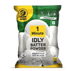 Grain N Grace 1 Minute Idly Batter Powder - No Added Colours, Preservatives & Flavours  - Made from High-Quality Rice & Urad Dal- 500 g