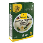 Grain N Grace 1 Minute White Coconut Chutney Powder - No Added Colours, Flavours & Preservatives - 50 g