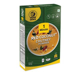 Grain N Grace 1 Minute Red Coconut Chutney Powder - No Added Colours, Flavours & Preservatives - 50 g