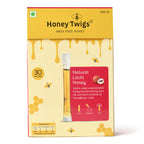 Honey Twigs Natural Litchi Pure Honey  - Best Ingredients, High Quality & No Added Sugar - Litchi Flavoured,Rich in Antioxidants - 30 x 8 g