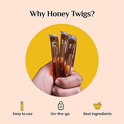 Honey Twigs  Cinnamon Infused Honey - Best Ingredients, High Quality & No Added Sugar - 30 x 8 g