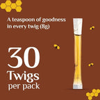 Honey Twigs  Cinnamon Infused Honey - Best Ingredients, High Quality & No Added Sugar - 30 x 8 g