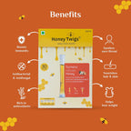 Honey Twigs Turmeric Infused Honey - Best Ingredients, High Quality & No Added Sugar - 30 x 8 g