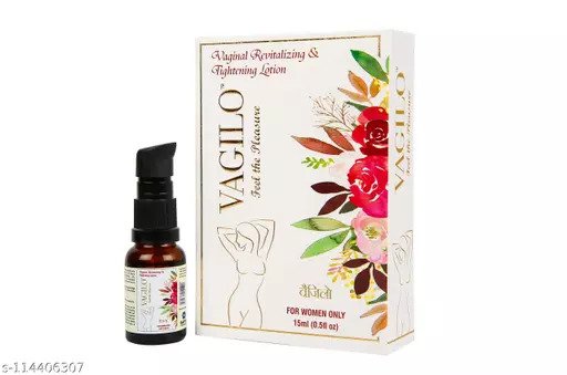 Vagilo Vaginal Revitalizing & Tightening Lotion | Herbal and Natural Lotion Ayurvedic Blend | Improves Sexual Dysfunction, Urinary Incontinence & Vaginal Dryness- 15ml