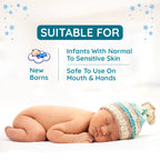 Mother Sparsh 99% Pure Water Unscented Baby Wipes - Extra Gentle - 3x Thicker - Paraben & Alcohol Free - Suitable for Face, Hand & Body - 40 Water Wipes