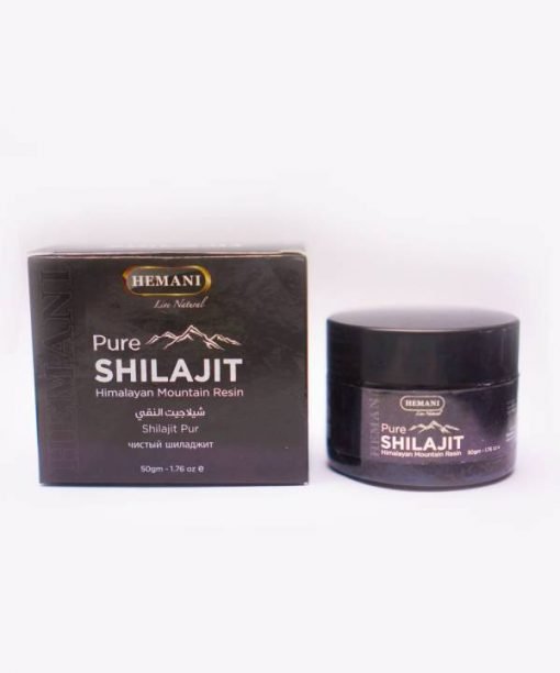 Hemani Pure Shilajit Himalayan Resin - Natural Supplements for Stamina and Energy - Antioxidant and Vitamin Supplement - Found Primarily in The Rocks of the Himalayas - 50 gm