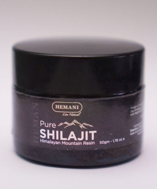 Hemani Pure Shilajit Himalayan Resin - Natural Supplements for Stamina and Energy - Antioxidant and Vitamin Supplement - Found Primarily in The Rocks of the Himalayas - 50 gm