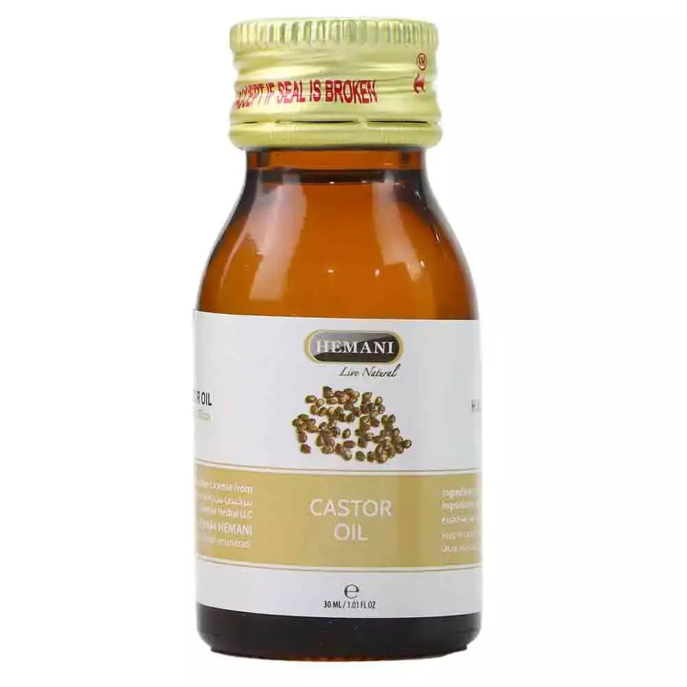 Hemani Castor Oil Clear - Hair Growth Support - 30 ml