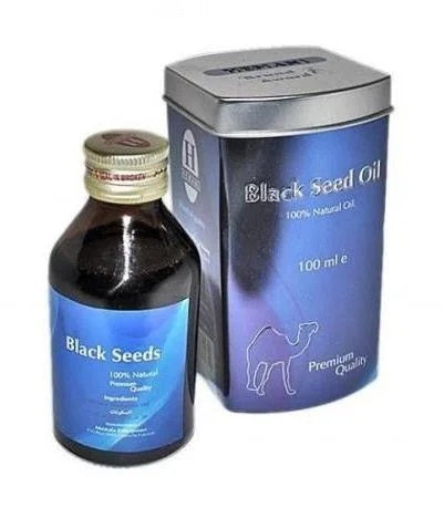 Hemani Herbal Oil 100ml Black Seed Effective Against Asthma Relieves Congestion Boosts Immune System Can Be Topically Applied and Taken Orally