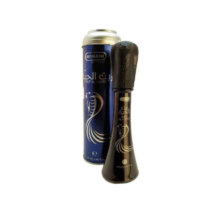 Hemani Herbal Hair Oil Zait Al Hayee 120ml - Strengthens , Nourishes, Lengthens Hair - Prevents Hair Loss - Rich in Vitamins & Antioxidants - 100% Natural -120 ml