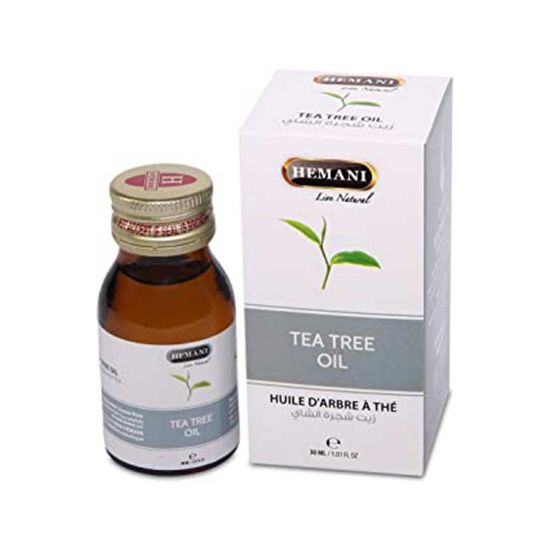 Hemani Tea Tree Herbal Oil 30ml Antibacterial, Antiseptic, Antifungal  Helps Maintain Healthy Skin for Face and Body Store in A Cool & Dry Place