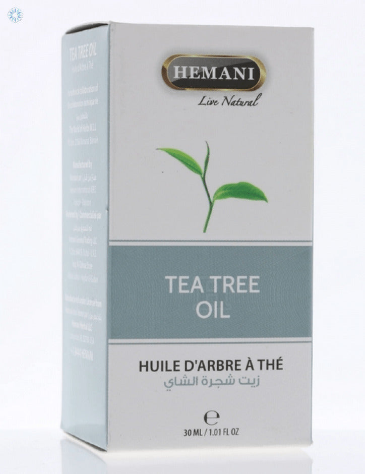 Hemani Tea Tree Herbal Oil 30ml Antibacterial, Antiseptic, Antifungal  Helps Maintain Healthy Skin for Face and Body Store in A Cool & Dry Place