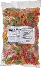 Sweet Factory Sour Bears Jelly Candies - Smooth and Silky Texture - Combination of Sour Tart and Sweet Flavours - 6x2kg