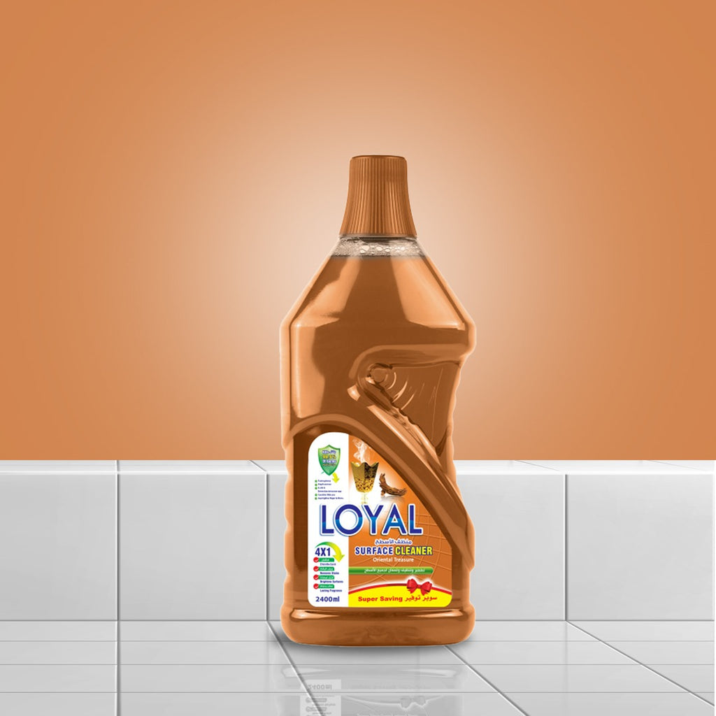 Loyal  Surface Cleaner Brown  - Kills 99.9% of Microbes - 2400 ml