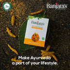 Banjaras  Pam Kasturi Turmeric Skin Powder  - Rid Dark Cricles and Dead Skin Cell - Brighten The Skin - Flawless & Marks Free Skin- 100g