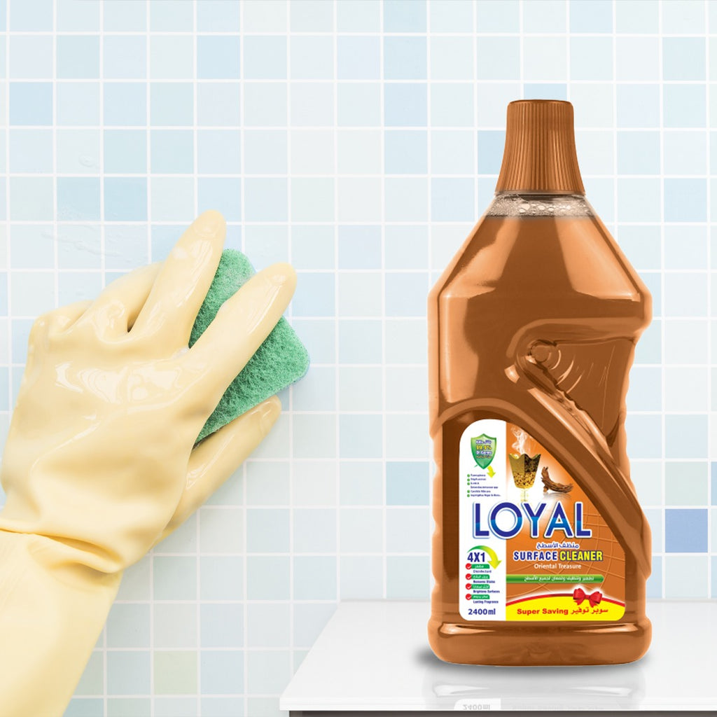 Loyal  Surface Cleaner Brown  - Kills 99.9% of Microbes - 2400 ml