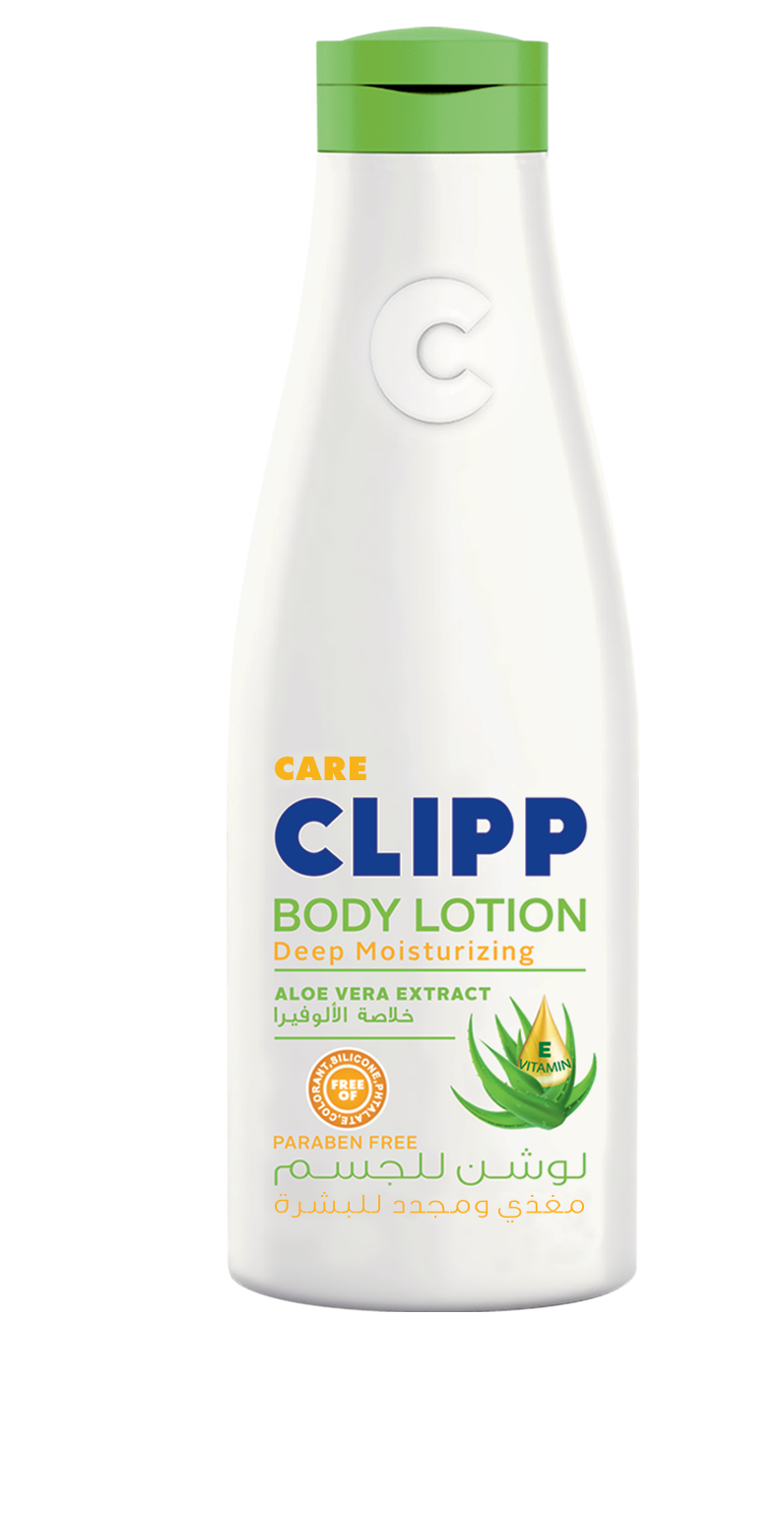 Clipp Body Lotion Aloe Vera Extract   Nourishing and Rejuvenating   Paraben Free   Hydrates and moisturizes the skin while removing dryness  250ml