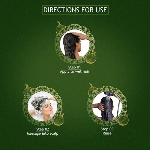 Emami Kesh King Scalp & Hair Medicine Organic Onion Shampoo With Curry Leaves - 98 % Less Hair Fall & Boost Hair Growth - Makes Hair Soft,Shiny Silky - 21 Herbs & Fragrance of Flowers  - 200 ml