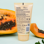 Oshea Herbals Papaya Clean Anti Blemish Face Wash - Hydrates Skin - Deep Cleansing - Lightens Blemishes & Removes Impurities - Enriched w/ Papaya Extracts & Vitamin E  - 150 grams